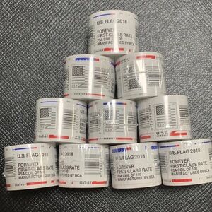 Forever Stamps 2018 ten roll 10 roll = 1000 pcs